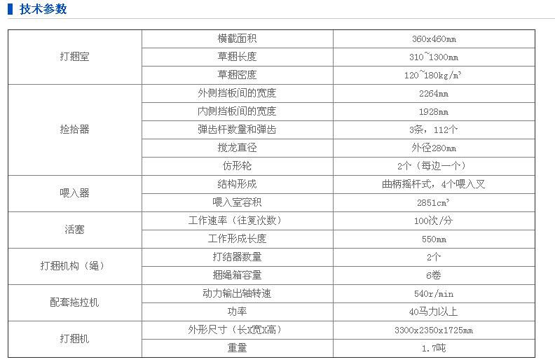 玉米杆方形打包机